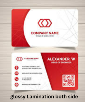 Glossy Lamination both side Business Card