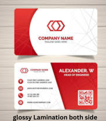 Glossy Lamination both side Business Card