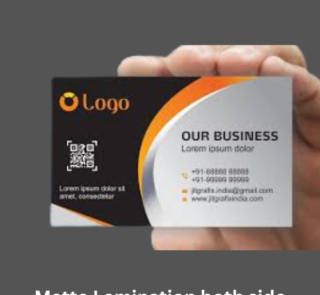 Matte Lamination both side Business Card