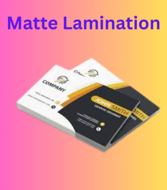 Matte Lamination Business Card