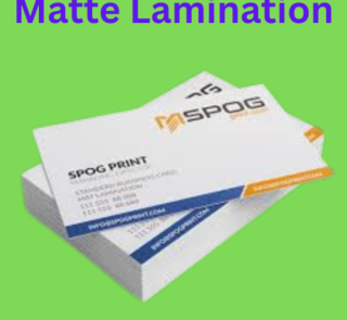 Matte Lamination Business Card